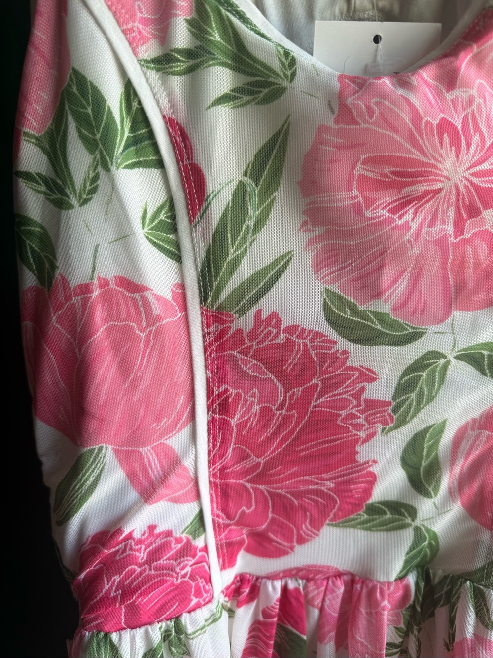 NWT PINK FLORAL MESH ATHLETIC DRESS Size Small - Picture 9 of 16